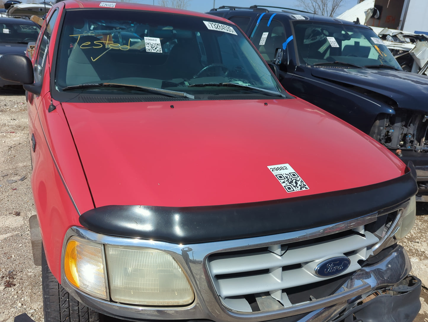 1999-2003 Ford F-150 Hood Oem 5020470 - Oemusedautoparts1.com