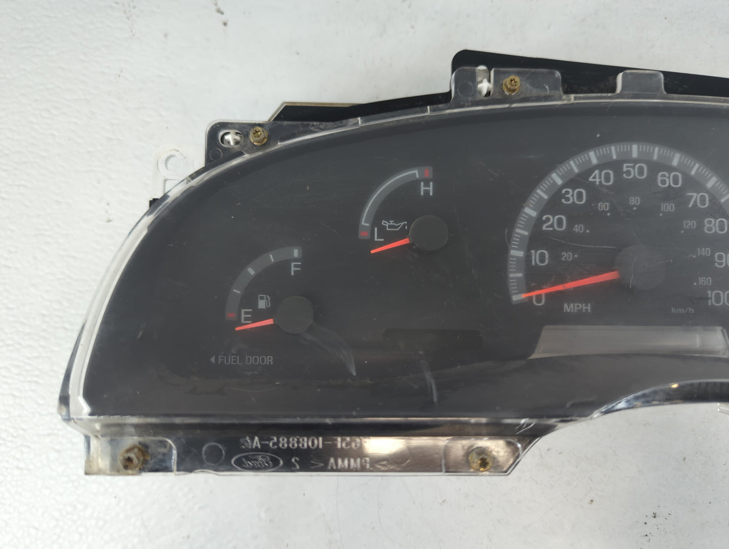 1999 Ford F-150 Instrument Cluster Speedometer Gauges P/N:XL3F-10A855-AA Fits OEM Used Auto Parts - Oemusedautoparts1.com