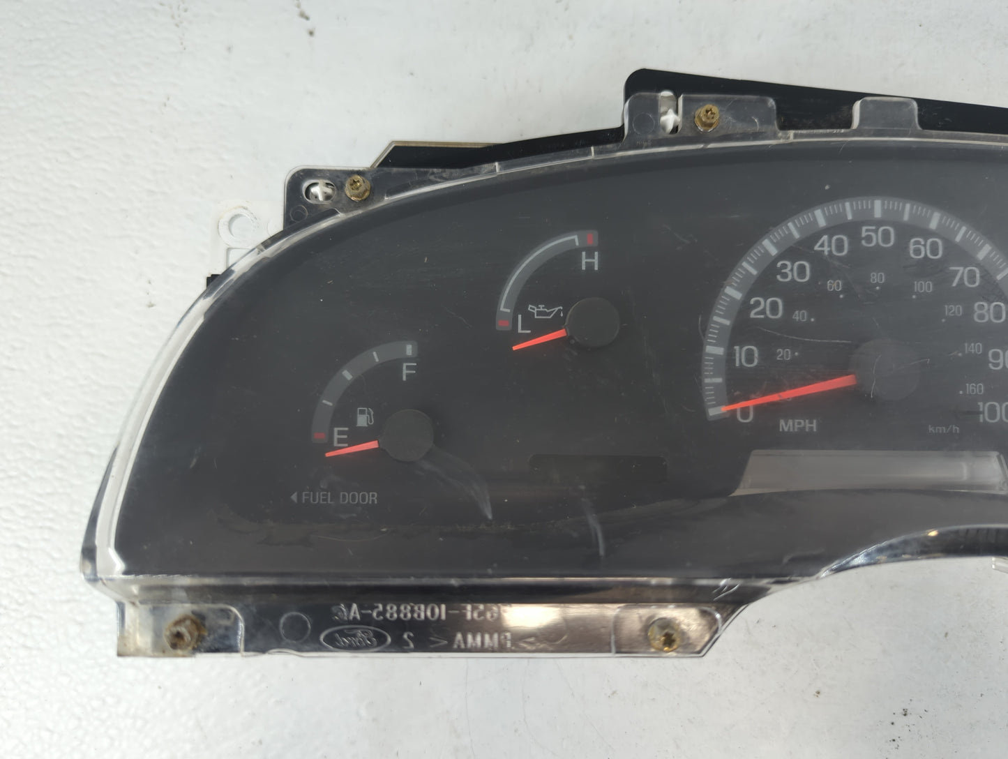 1999 Ford F-150 Instrument Cluster Speedometer Gauges P/N:XL3F-10A855-AA Fits OEM Used Auto Parts - Oemusedautoparts1.com