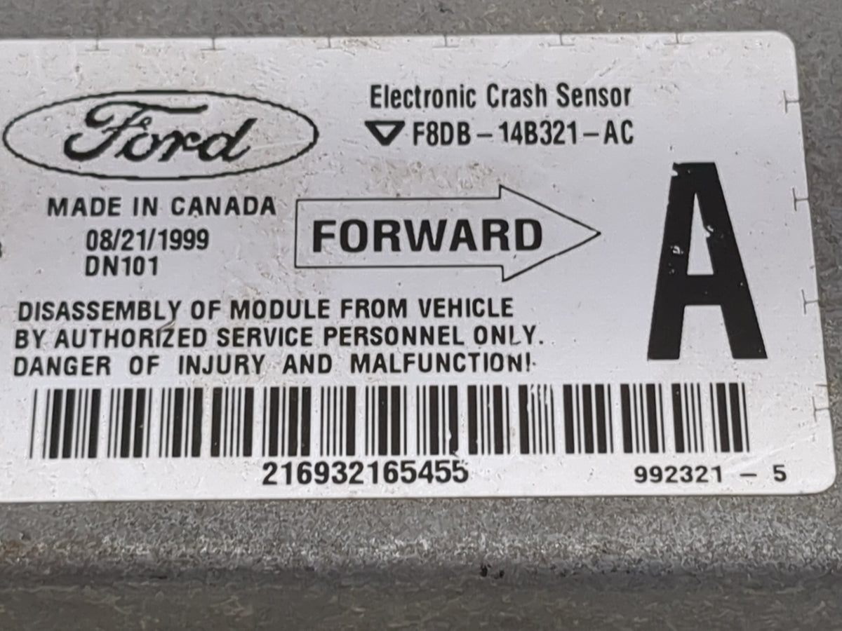1998-1999 Ford Taurus Safety Restraint Srs Airbag Control Module - Oemusedautoparts1.com