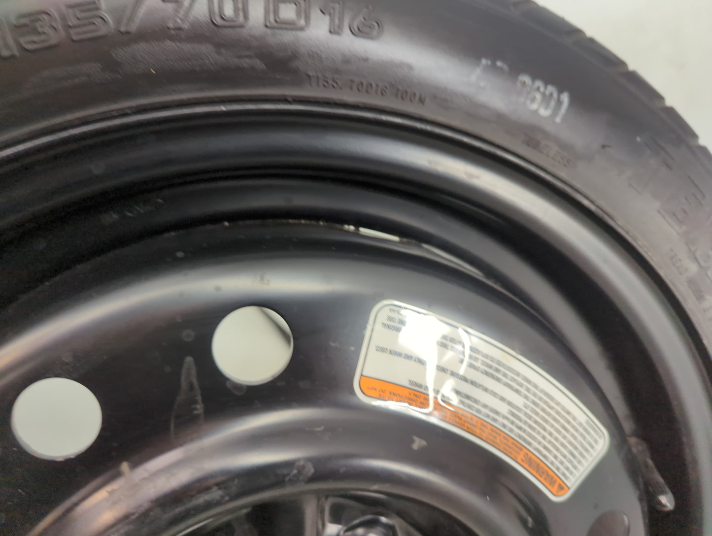 1994-1999 Ford Taurus Spare Donut Tire Wheel Rim Oem - Oemusedautoparts1.com