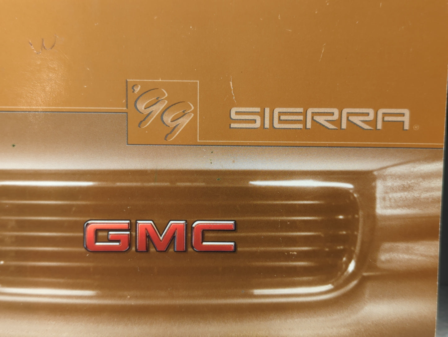 1999 Gmc Sierra Owners Manual Book Guide OEM Used Auto Parts - Oemusedautoparts1.com
