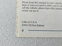 1999 Gmc Sierra Owners Manual Book Guide OEM Used Auto Parts - Oemusedautoparts1.com