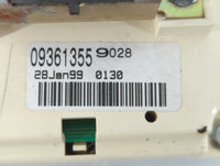 1999-2002 Gmc Sierra 1500 Climate Control Module Temperature AC/Heater Replacement P/N:09361355 Fits Fits 1999 2000 2001 200