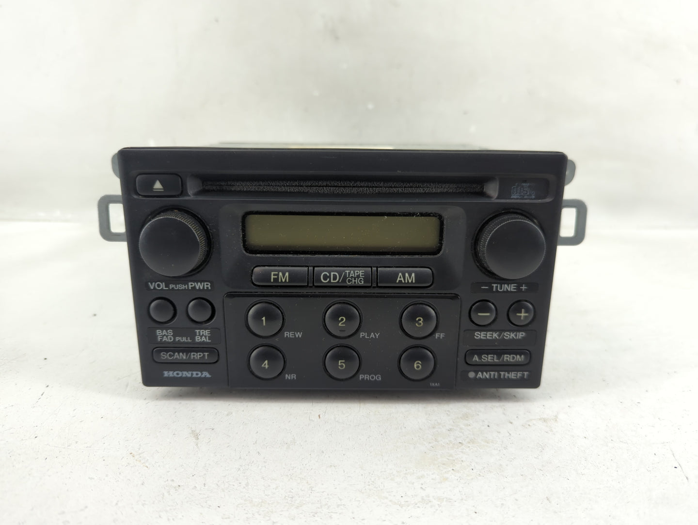 1998-2000 Honda Accord Radio AM FM Cd Player Receiver Replacement P/N:39100-S84-A210 Fits Fits 1998 1999 2000 OEM Used Auto 