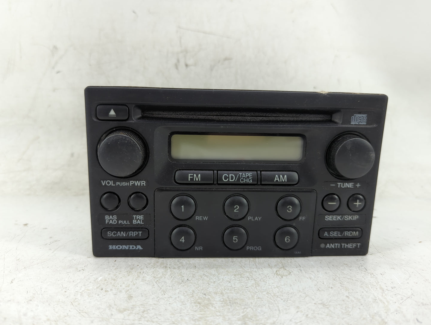 1998-2000 Honda Accord Radio AM FM Cd Player Receiver Replacement P/N:39100-S84-A210 Fits Fits 1998 1999 2000 OEM Used Auto 