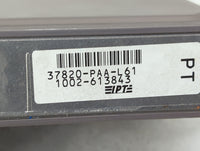 1998-1999 Honda Accord PCM Engine Control Computer ECU ECM PCU OEM P/N:37820-PAA-L61 Fits Fits 1998 1999 OEM Used Auto Parts