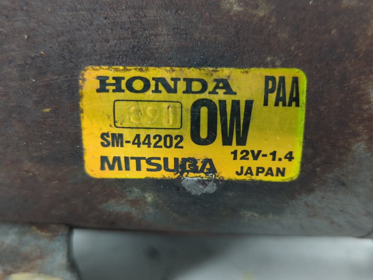 1998-2002 Honda Accord Car Starter Motor Solenoid OEM P/N:SM-44202 Fits Fits 1998 1999 2000 2001 2002 OEM Used Auto Parts - 