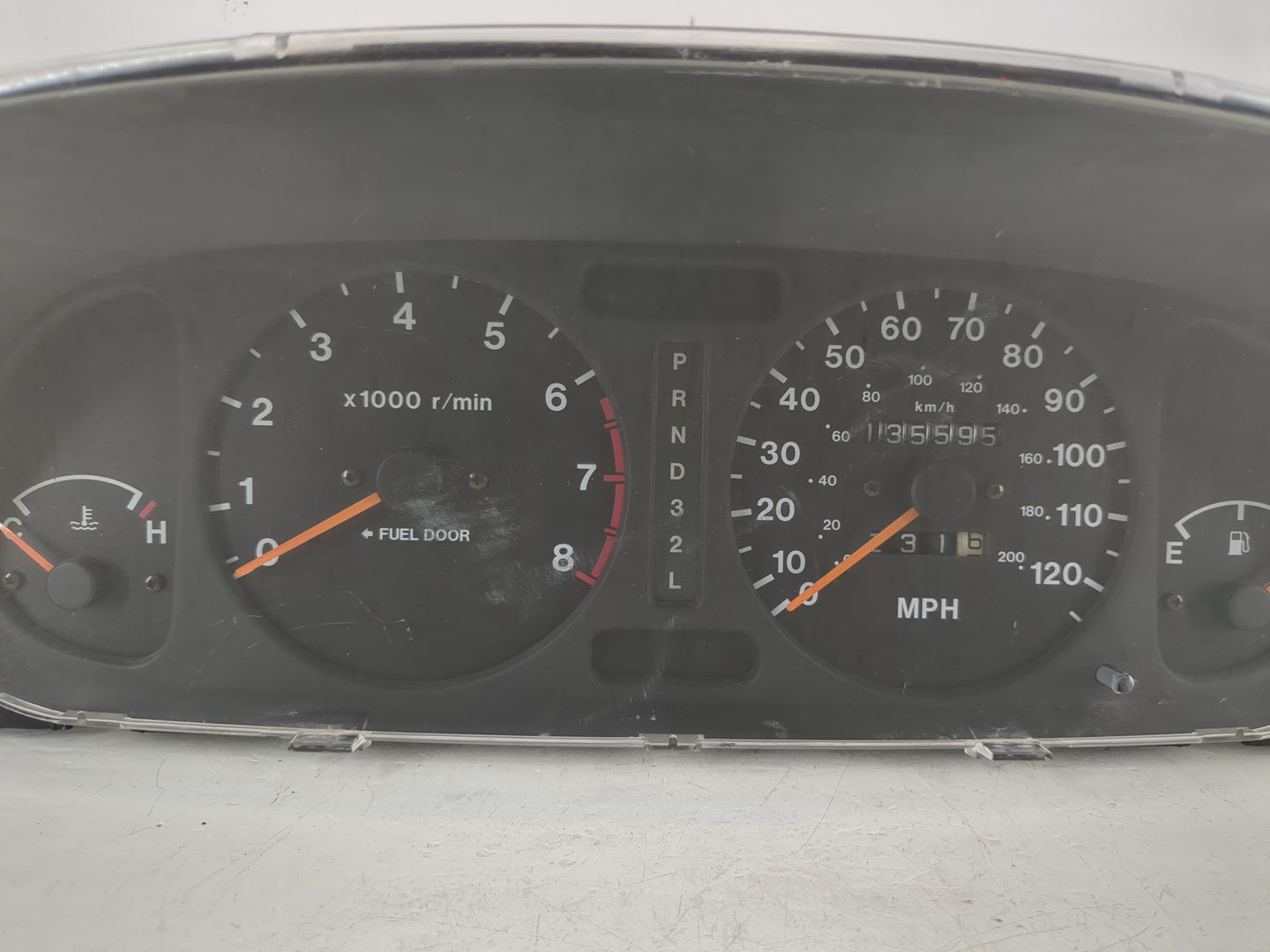 1999 Isuzu Rodeo Instrument Cluster Speedometer Gauges P/N:8971359193 Fits OEM Used Auto Parts - Oemusedautoparts1.com
