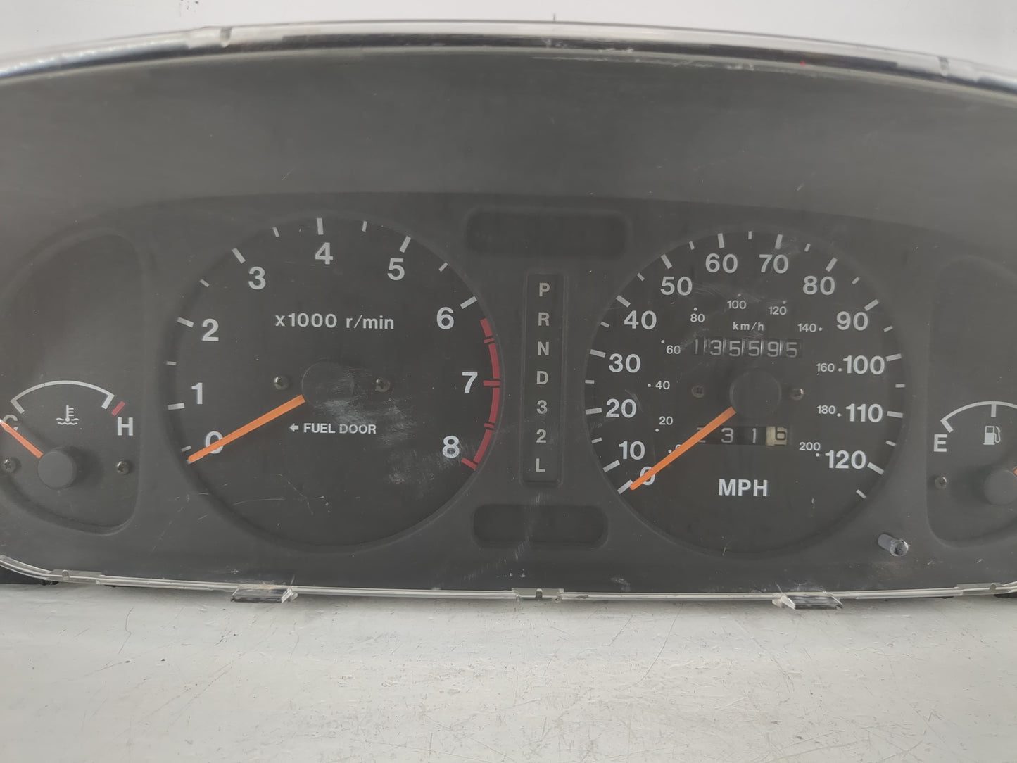 1999 Isuzu Rodeo Instrument Cluster Speedometer Gauges P/N:8971359193 Fits OEM Used Auto Parts - Oemusedautoparts1.com