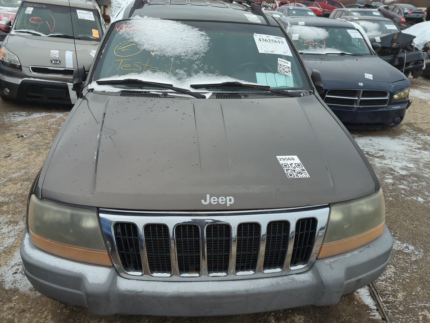 1999-2004 Jeep Grand Cherokee Hood Oem - Oemusedautoparts1.com