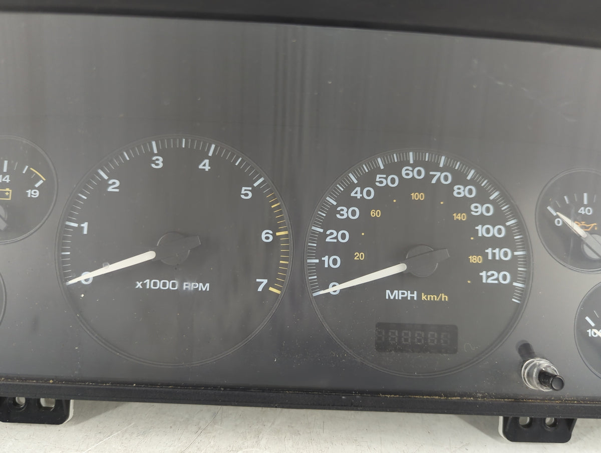 1999 Jeep Grand Cherokee Instrument Cluster Speedometer Gauges P/N:56042074AC Miles:182K Fits OEM Used Auto Parts - Oemuseda