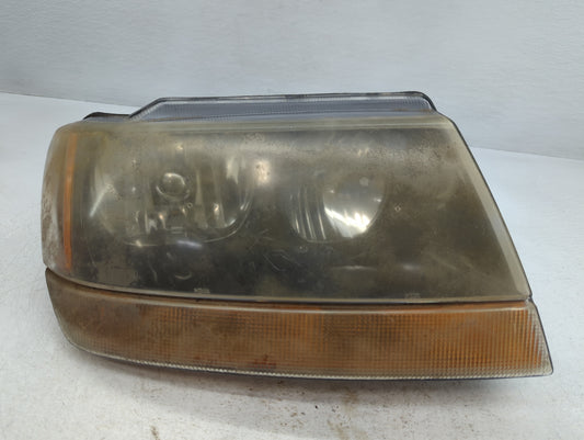1999-2002 Jeep Grand Cherokee Driver Left Oem Head Light Headlight Lamp - Oemusedautoparts1.com