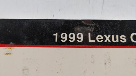 1999 Lexus Es300 Owners Manual Book Guide OEM Used Auto Parts