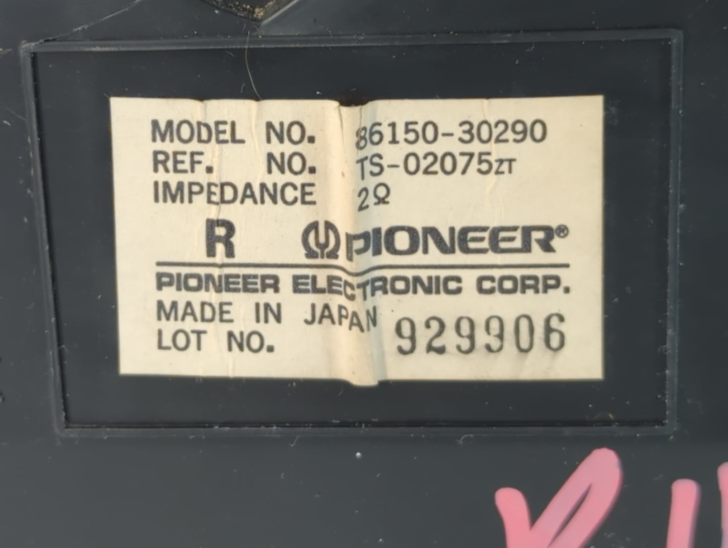 1999 Lexus Gs300 Speaker/subwoofer - Oemusedautoparts1.com