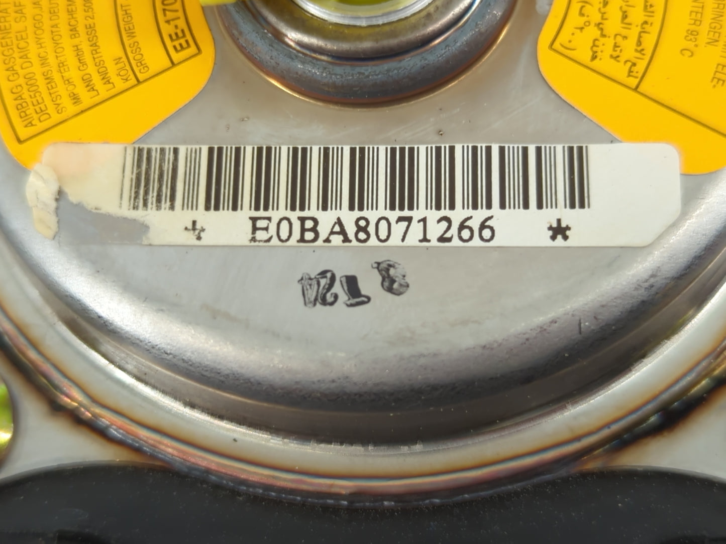 1999-2000 Lexus Rx300 Air Bag Driver Left Steering Wheel Mounted Fits Fits 1999 2000 OEM Used Auto Parts - Oemusedautoparts1