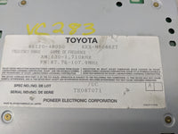 1999 Lexus Rx300 Radio AM FM Cd Player Receiver Replacement P/N:86120-48050 KEX-M9086ZT Fits OEM Used Auto Parts - Oemusedau