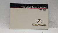 1999 Lexus Rx300 Owners Manual Book Guide OEM Used Auto Parts - Oemusedautoparts1.com