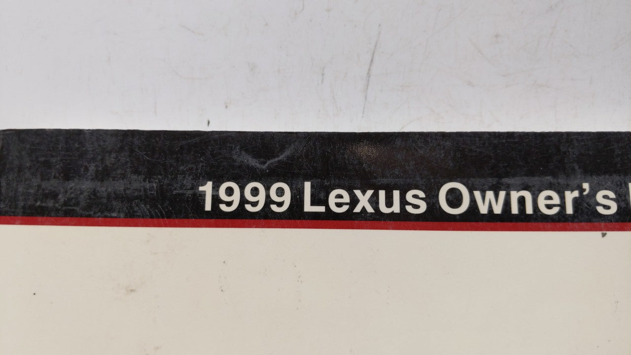 1999 Lexus Rx300 Owners Manual Book Guide OEM Used Auto Parts - Oemusedautoparts1.com