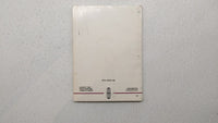 1999 Lincoln Continental Owners Manual Book Guide P/N:XF3J-19A321-AA OEM Used Auto Parts - Oemusedautoparts1.com