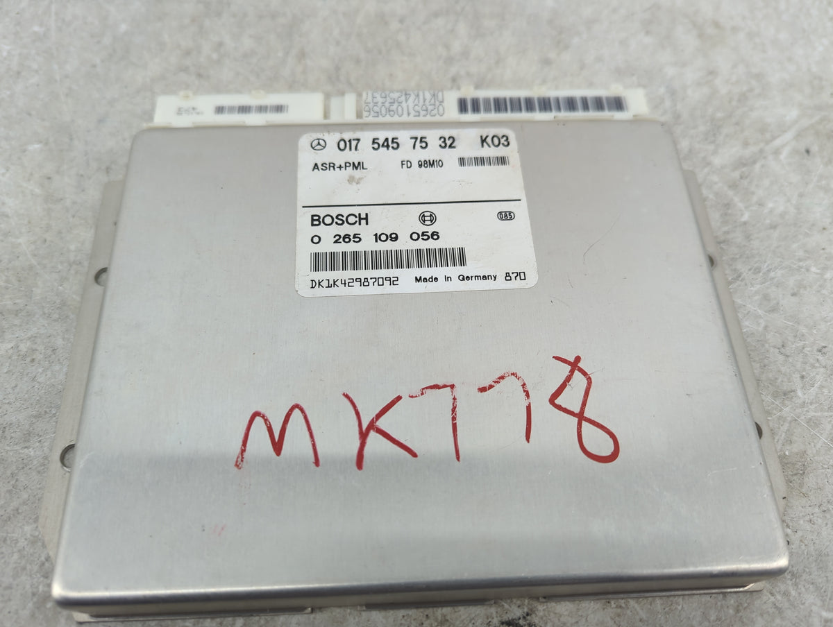1999 Mercedes-Benz E-Class Anti-Lock Brake ABS Pump Module Actuator OEM P/N:0265109056 0175457532, DK1K42987092, DK1K425637 