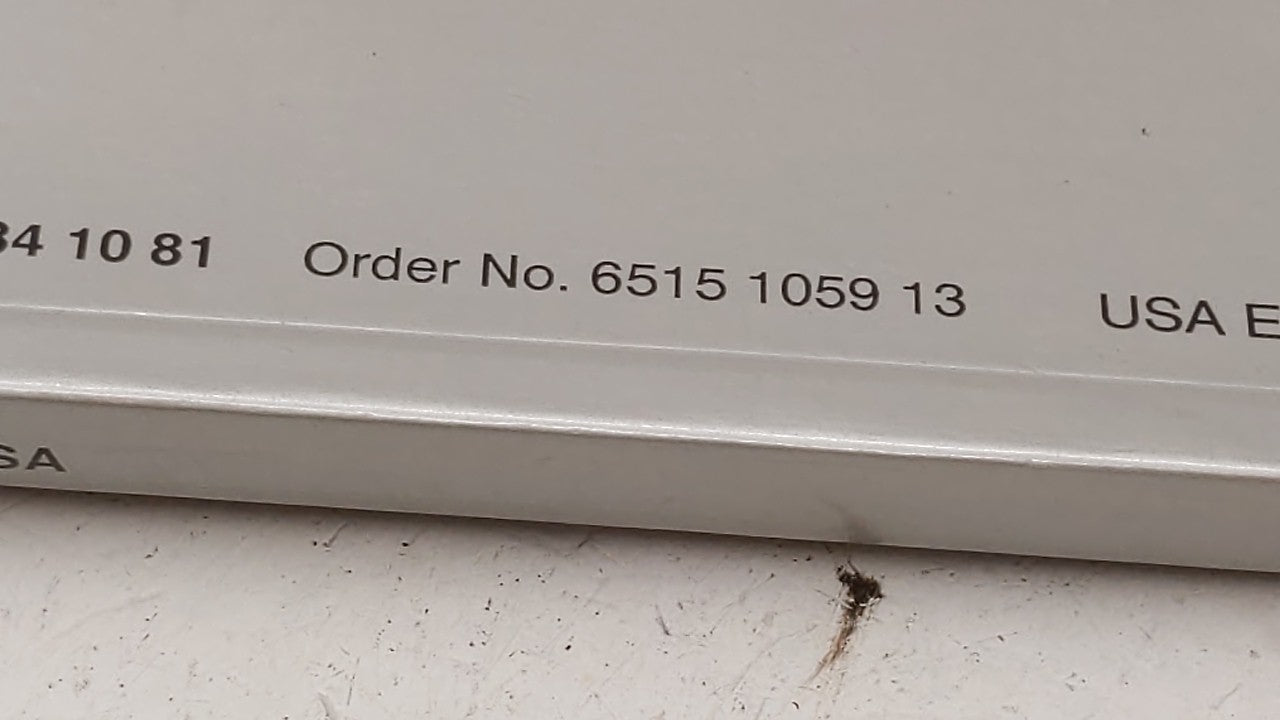 1999 Mercedes-Benz E300 Owners Manual Book Guide OEM Used Auto Parts - Oemusedautoparts1.com