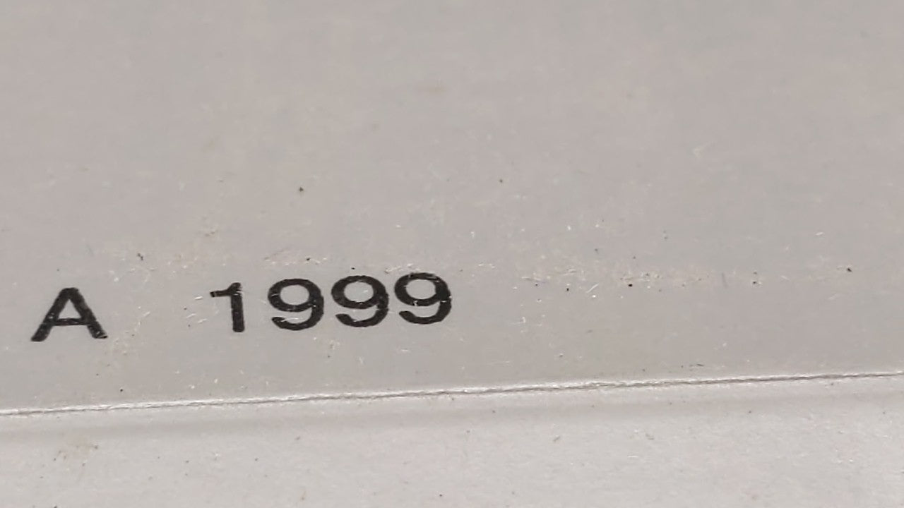 1999 Mercedes-Benz E300 Owners Manual Book Guide OEM Used Auto Parts - Oemusedautoparts1.com