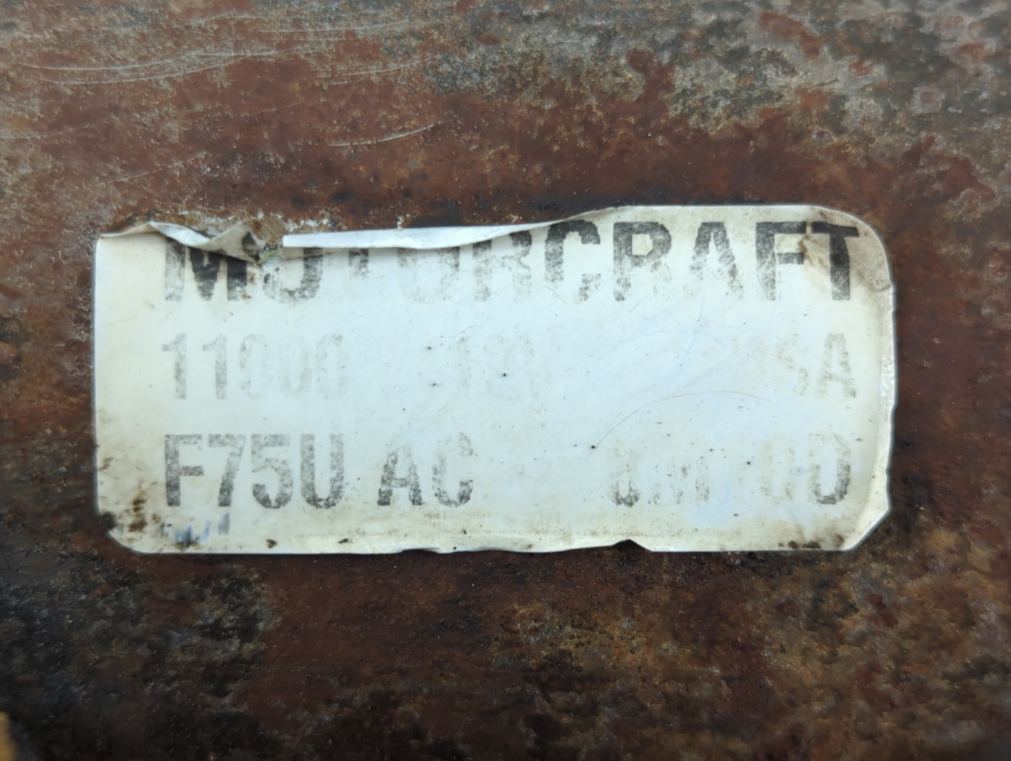 1996-2005 Mercury Grand Marquis Car Starter Motor Solenoid OEM P/N:11000 12V F75U AC Fits OEM Used Auto Parts - Oemusedautop