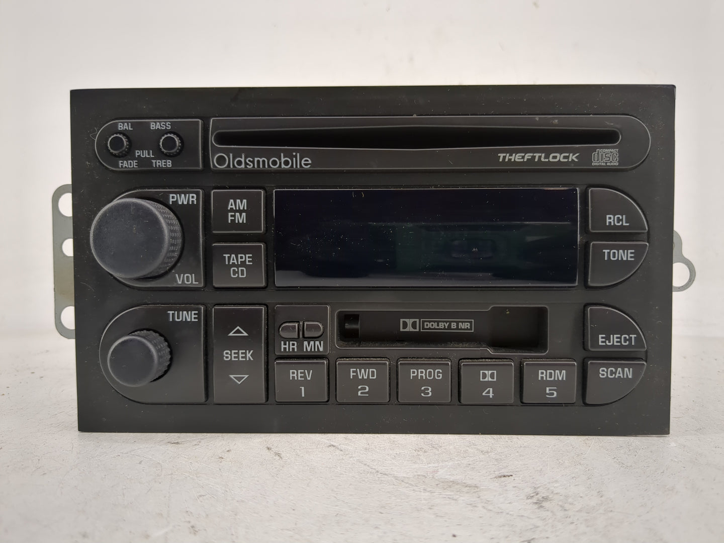 1998-1999 Oldsmobile Bravada Radio AM FM Cd Player Receiver Replacement P/N:09366523 Fits Fits 1996 1997 1998 1999 2000 OEM 