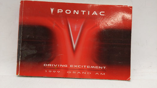 1999 Pontiac Grand Am Owners Manual Book Guide OEM Used Auto Parts - Oemusedautoparts1.com