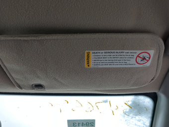 compare product 1999 Saturn Sl2 Sun Visor Shade Replacement Passenger Right Mirror Fits OEM Used Auto Parts