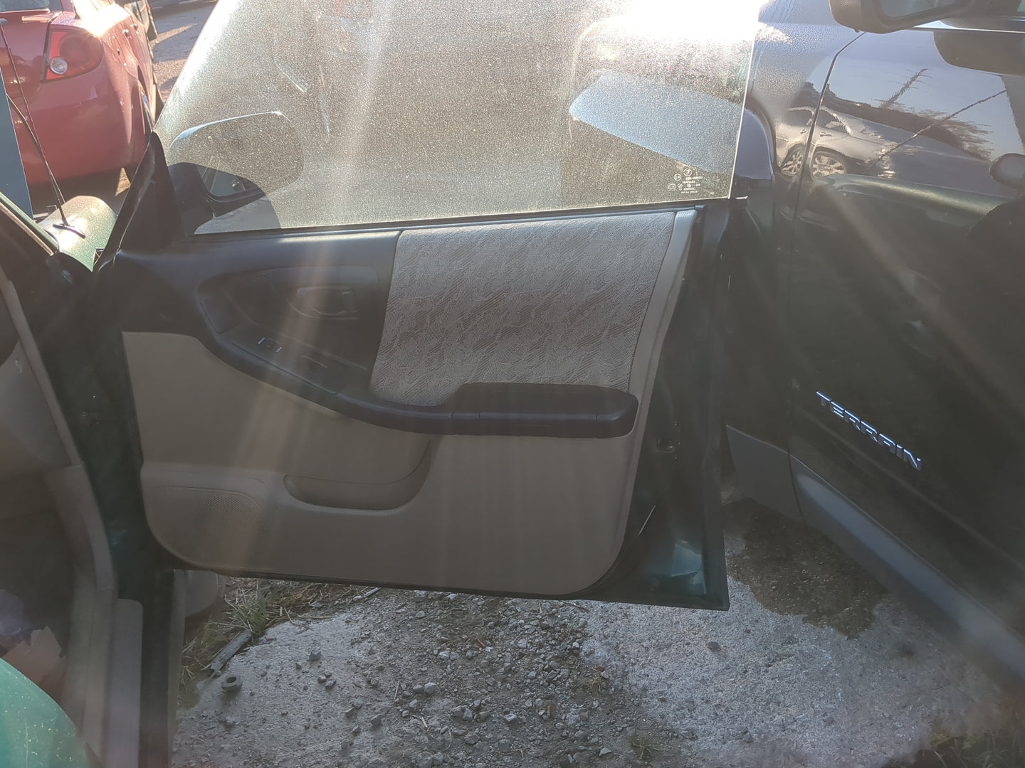 1999 Subaru Forester Front Right Passenger Interior Door Panel Trim - Oemusedautoparts1.com