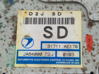 1999-1999 Subaru Legacy Transmission Control Module Tcu Tcm 31711-ae170 - Oemusedautoparts1.com