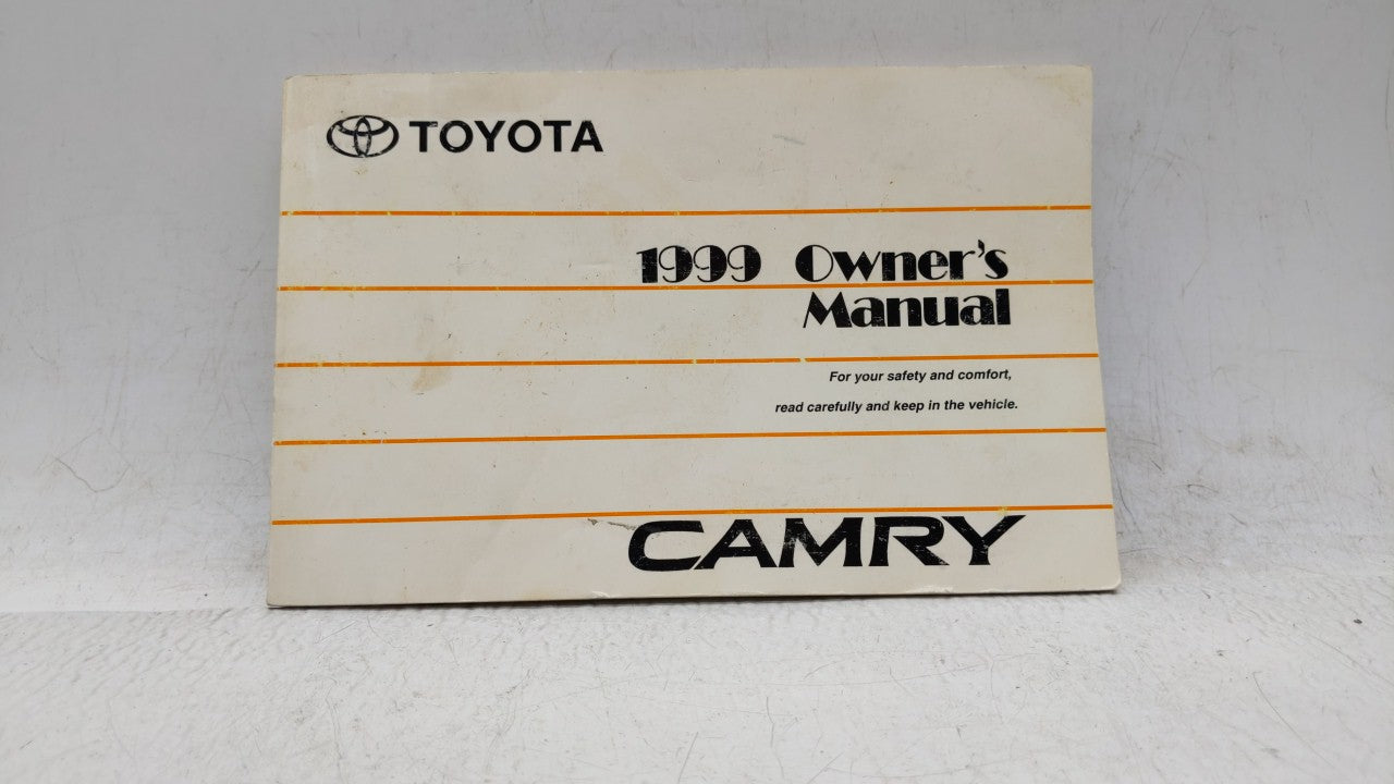 1999 Toyota Camry Owners Manual Book Guide OEM Used Auto Parts - Oemusedautoparts1.com