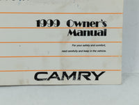 1999 Toyota Camry Owners Manual Book Guide OEM Used Auto Parts - Oemusedautoparts1.com