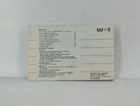 1999 Toyota Camry Owners Manual Book Guide OEM Used Auto Parts - Oemusedautoparts1.com