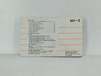 1999 Toyota Camry Owners Manual Book Guide OEM Used Auto Parts - Oemusedautoparts1.com