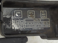 1999-2000 Toyota Sienna Fusebox Fuse Box Panel Relay Module P/N:82662-08010 Fits Fits 1999 2000 OEM Used Auto Parts - Oemuse