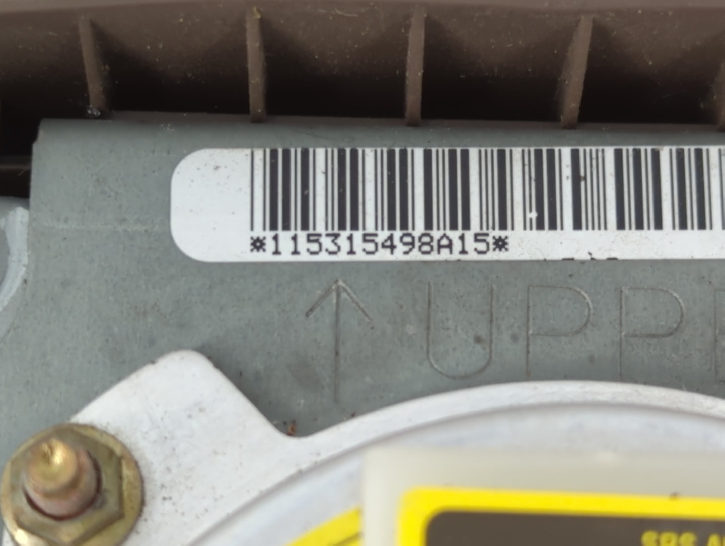 1999 Toyota Tacoma Air Bag Driver Left Steering Wheel Mounted Fits OEM Used Auto Parts - Oemusedautoparts1.com