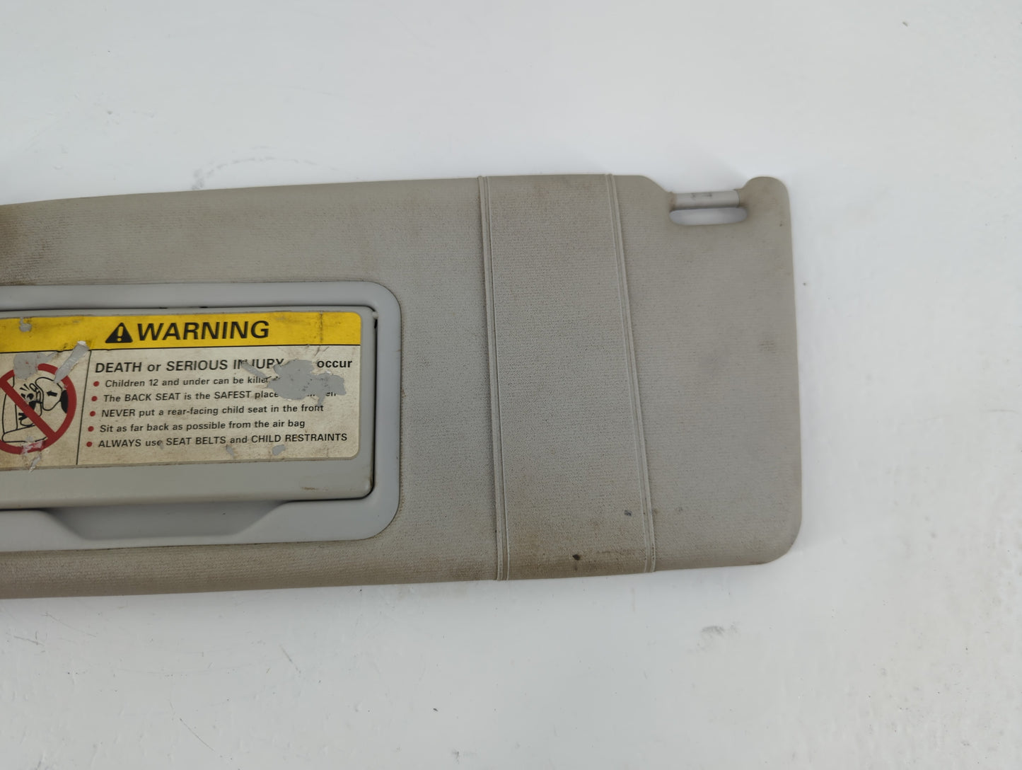1999 Volkswagen Beetle Sun Visor Shade Replacement Passenger Right Mirror Fits OEM Used Auto Parts - Oemusedautoparts1.com