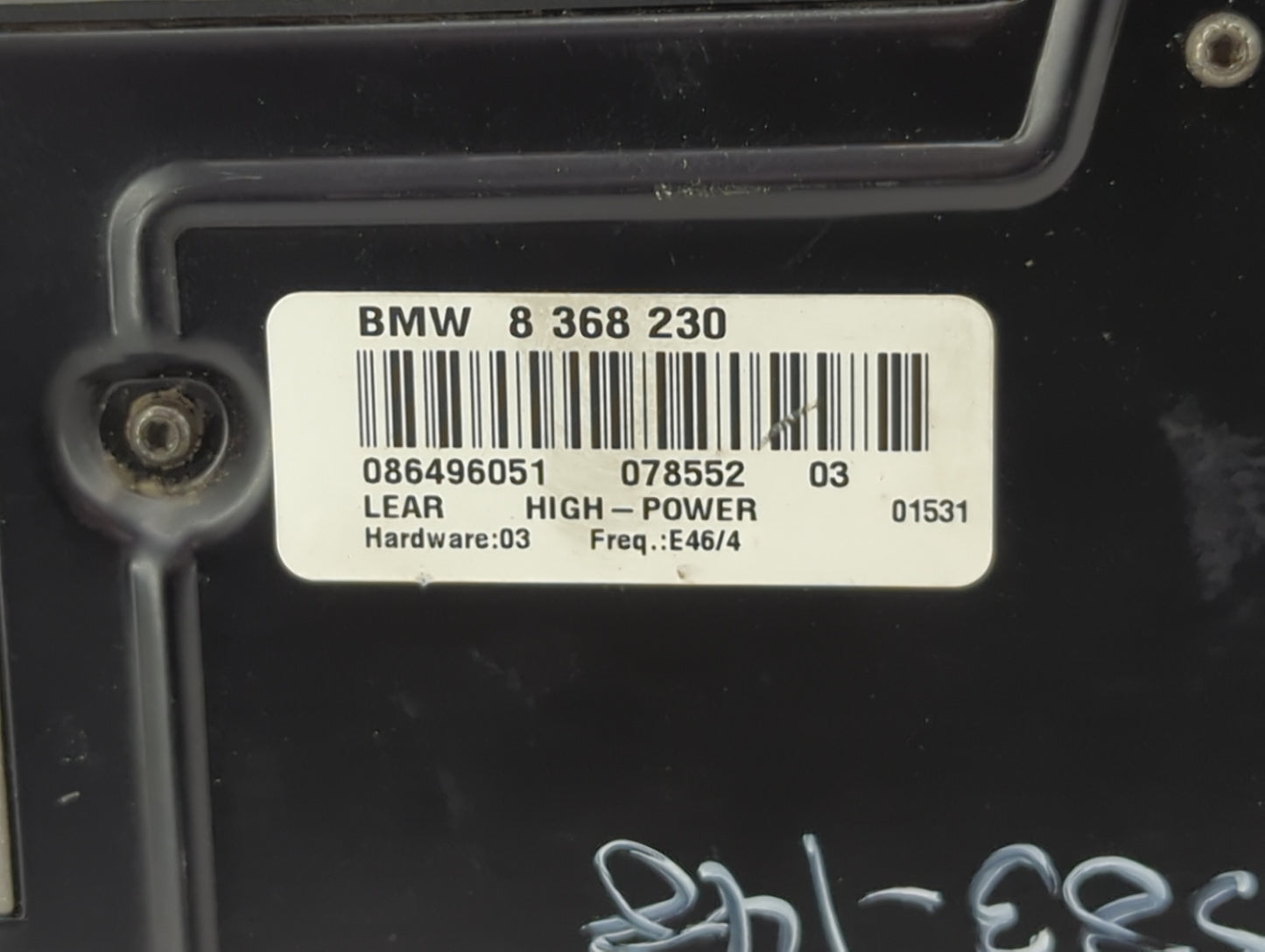 2000 Bmw 323 Radio Speaker Amplifier 8368230|086496051|078552 - Oemusedautoparts1.com
