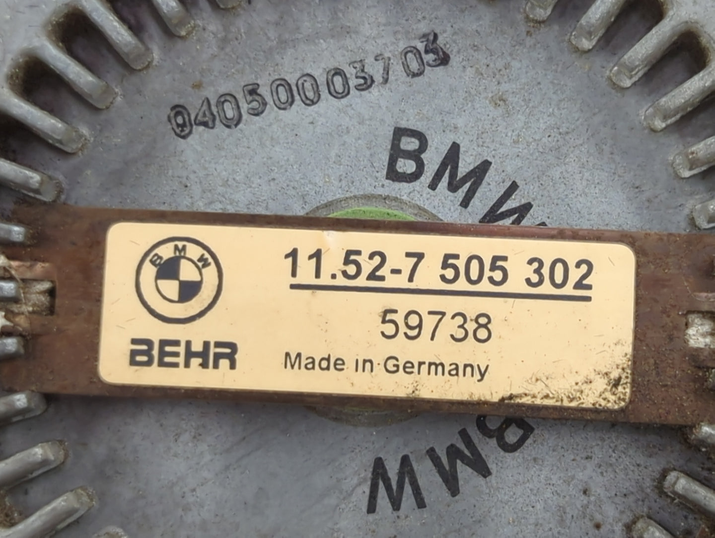 1998-2000 Bmw 323i Radiator Cooling Fan Clutch - Oemusedautoparts1.com