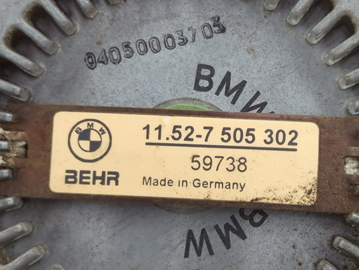 1998-2000 Bmw 323i Radiator Cooling Fan Clutch - Oemusedautoparts1.com