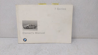 compare product 2000 Bmw 750i Owners Manual Book Guide OEM Used Auto Parts