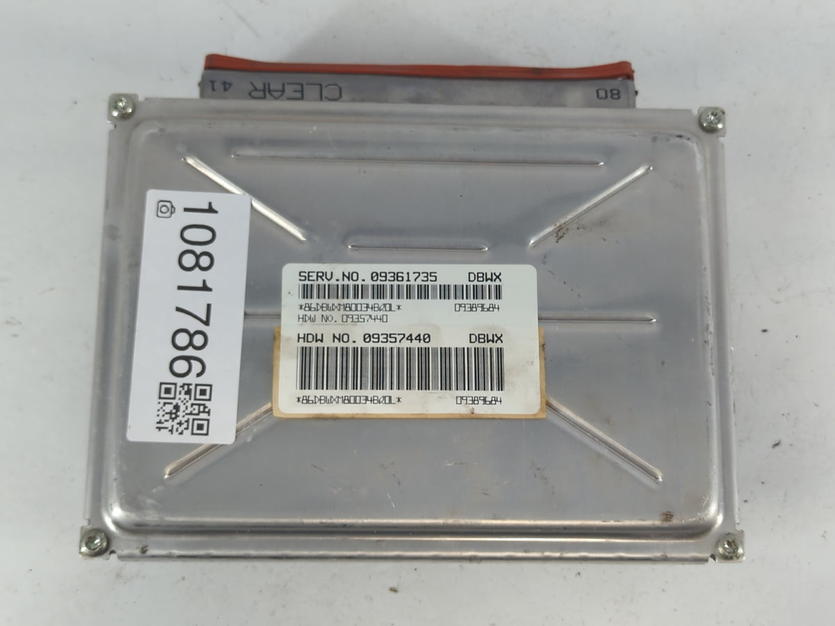 1999-2000 Buick Lesabre PCM Engine Control Computer ECU ECM PCU OEM P/N:09361735 Fits 1999 2000 OEM Used Auto Parts - Oemuse