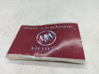 2000 Buick Lesabre Owners Manual Book Guide P/N:25712660 B OEM Used Auto Parts - Oemusedautoparts1.com