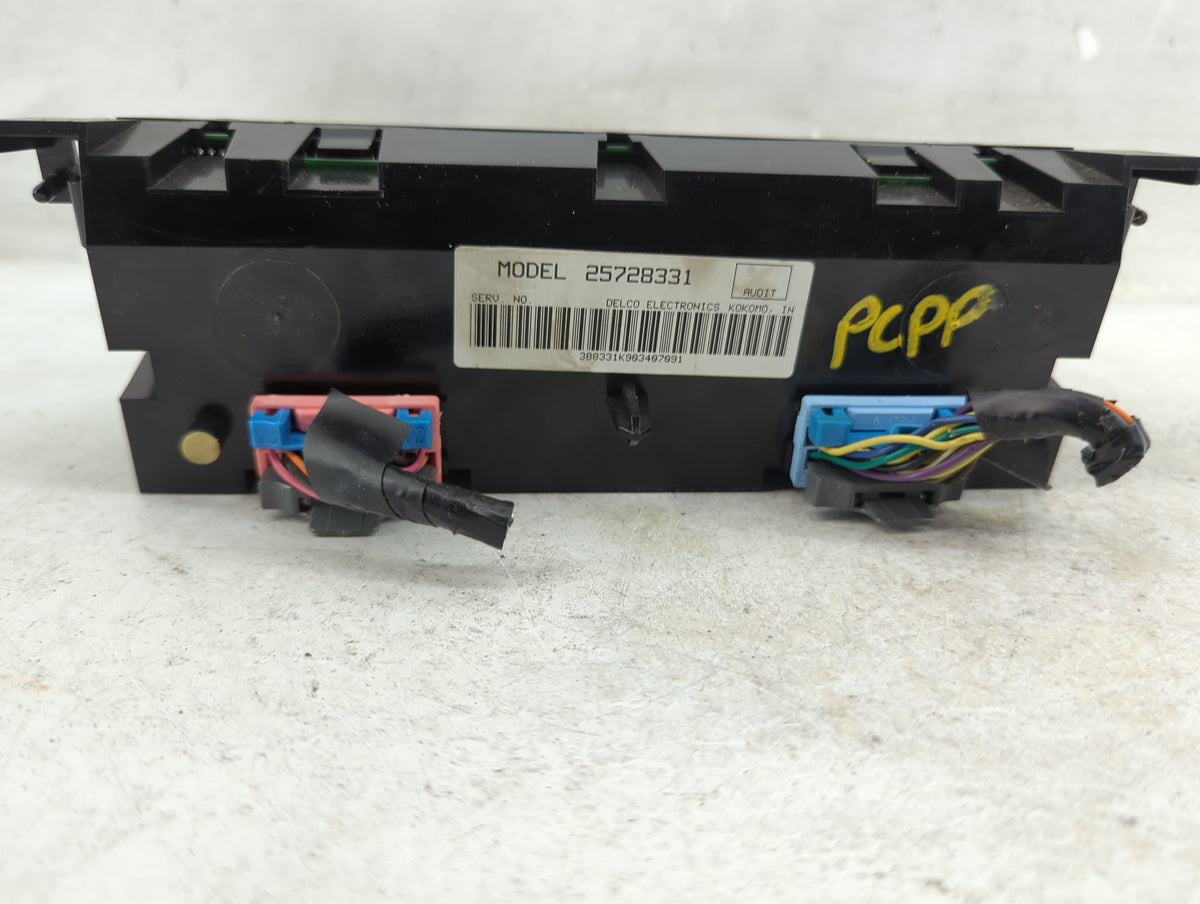 2000-2005 Cadillac Deville Climate Control Module Temperature AC/Heater Replacement P/N:25728331 Fits OEM Used Auto Parts - 