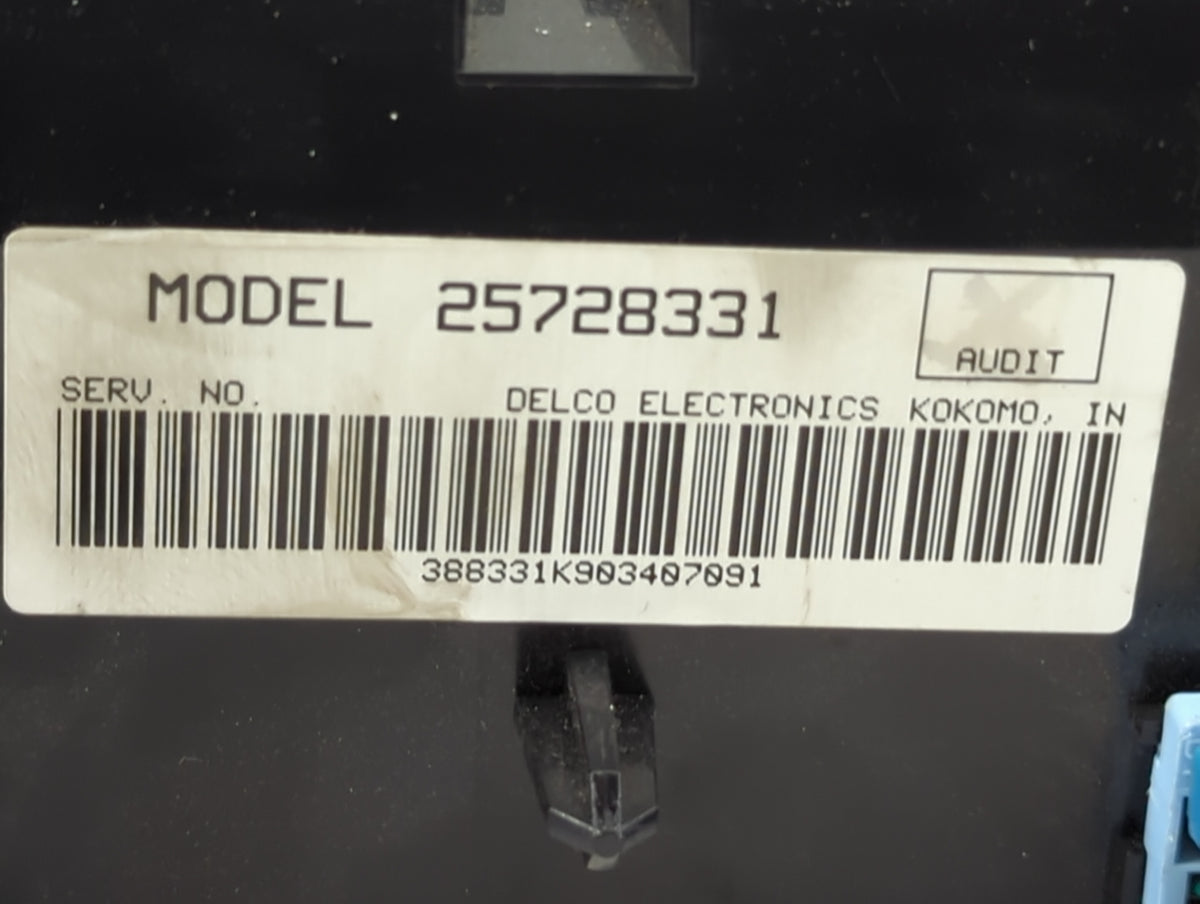2000-2005 Cadillac Deville Climate Control Module Temperature AC/Heater Replacement P/N:25728331 Fits OEM Used Auto Parts - 
