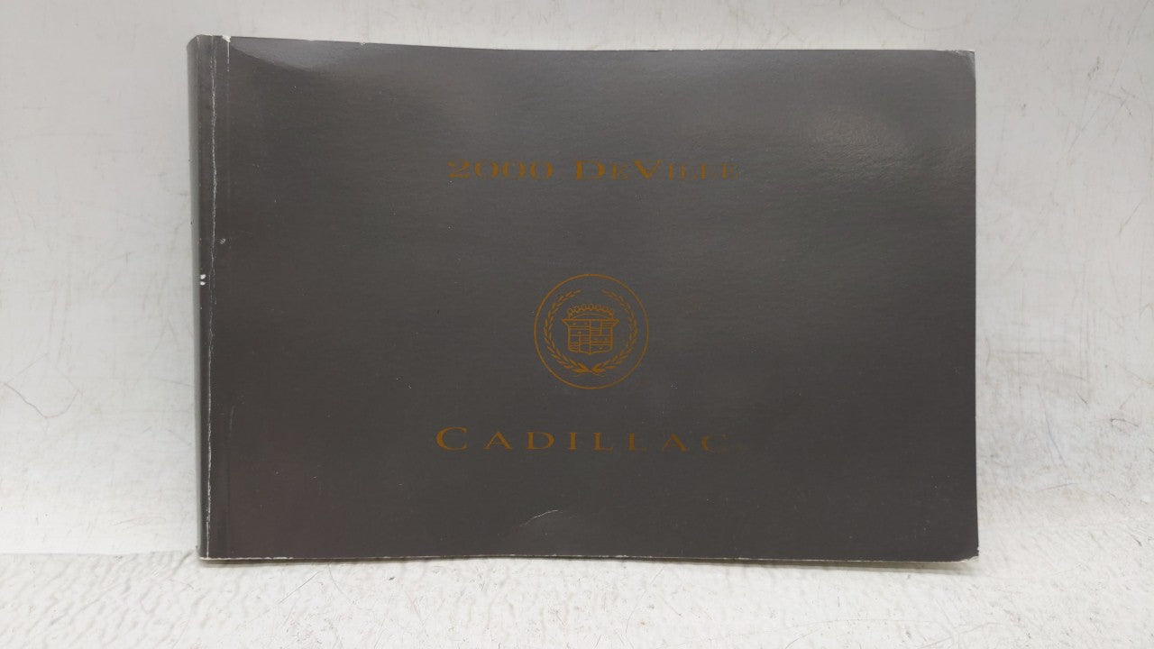 2000 Cadillac Deville Owners Manual Book Guide OEM Used Auto Parts - Oemusedautoparts1.com
