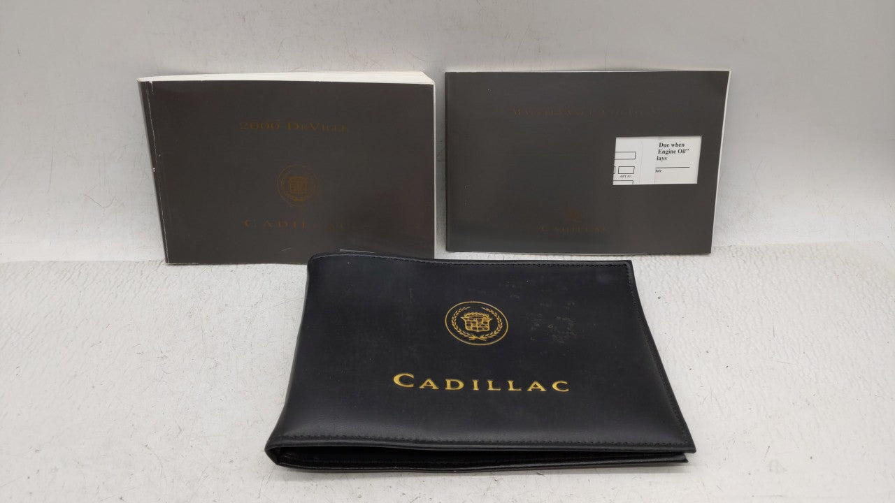 2000 Cadillac Deville Owners Manual Book Guide OEM Used Auto Parts - Oemusedautoparts1.com